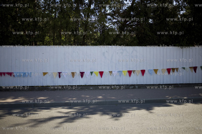 Procesja Bozego Ciala w gdanskiej dzielnicy Letnica....