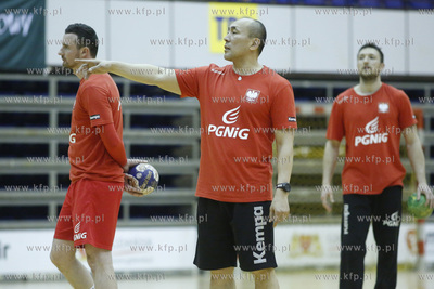 Gdańsk. Hala AWFiS Trening reprezentacji Polskji w...