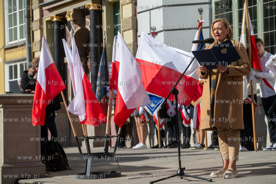 Długi Targ. Uroczystości z okazji 80. rocznicy powrotu...