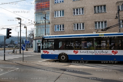 Gdynia, ul. Świętojańska. Trolejbus. 08.02.2019...