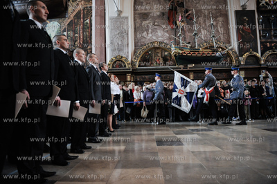Gdansk. Dwor Artusa. Slubowanie 116 nowo przyjetych...