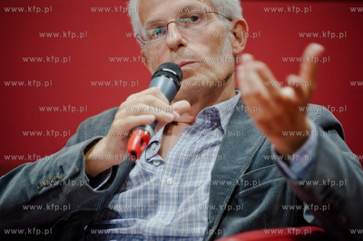 Gdansk. Biblioteka Manhattan w CH Manhattan. Spotkanie...