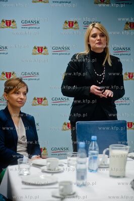 Gdansk. Urzad Miasta. Sniadanie prasowe zorganizowane...