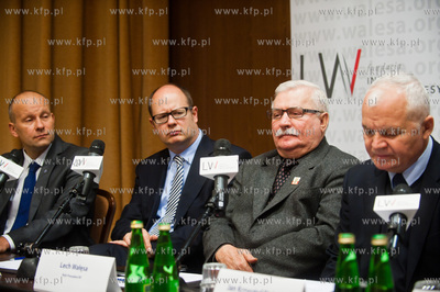 Gdansk. Hotel Radisson Blu. Uroczysta konferencja prasowa,...