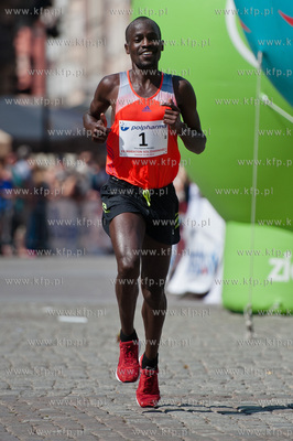 Gdansk. XX Maraton Solidarnosci.
Nz Elias Kiptum Maindi...