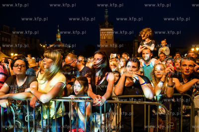 Gdansk. Targ Weglowy. Jarmark sw. Dominika. Koncert...