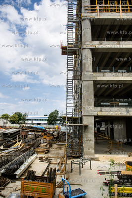 Gdansk. Oliwa. Uroczystosc wmurowania kamiena wegielnego...