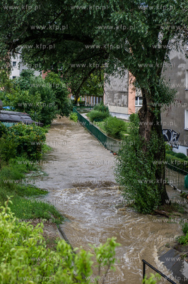 Gdańsk. Skutki silnych opadow, które przeszły nad...