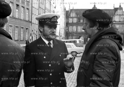 Tadeusz Borowski Dlugim Targu w Gdansku na planie filmu...