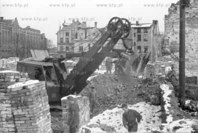 Odbudowa Gdanska po zniszczeniach wojennych. 1949 0004201z...