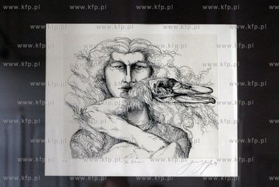 Wystawa W strone Schulza w oddziale Sztuki Wspolczesnej...