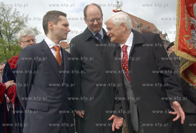 Gdansk. Obchody rocznicy uchwalenia Konstytucji 3 Maja....