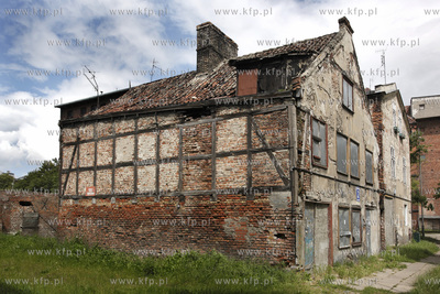 Dzielnica Gdanska, Dolne Miasto domy przy ul. Reduta...