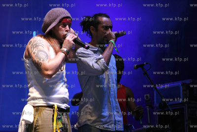 Ostroda Reggae Festiwal 2009. Na scenie Overproof Sound...