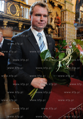 Gdansk. Dwor Artusa. Wreczenie Medali sw. Wojciecha...