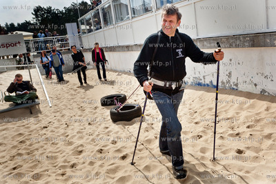 Marek Kaminski podczas Trojmiejskiego marszu Na Zdrowie....