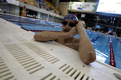 Szczecin. Nas basenie Floating Arena odbyla sie sztafeta...