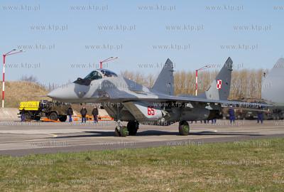 22 Baza Lotnictwa Taktycznego w Malborku.Trzy samoloty...