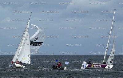 Sopot. Zatoka Gdanska k. Molo. Energa Sopot Match Race...