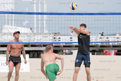 Sopot, plaża. Mecze siatkówki plażowej przy molo
23.07.2022
fot....