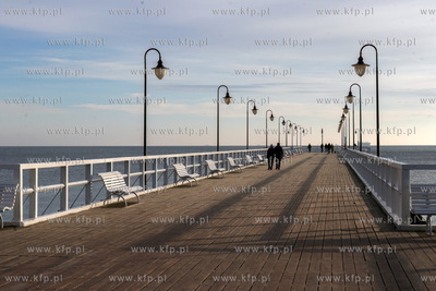 Molo w Gdyni Orłowie. 
17.01.2025
fot. Daniel Słoboda...