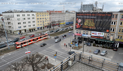 Gdansk. Wrzeszcz. Skrzyzowanie al. Grunwaldzkiej z...