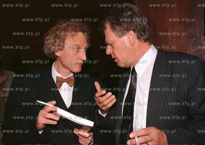 Wladyslaw Zawistowski i Andrzej Zurowski na bankiecie...