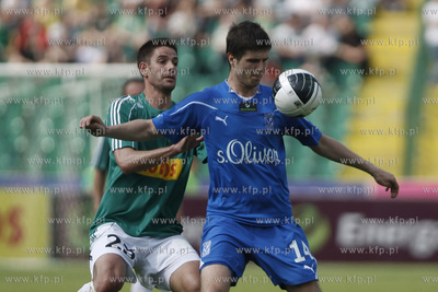 Gdansk. Mecz o mistrzostwo Ekstraklasy. Lechia Gdansk...