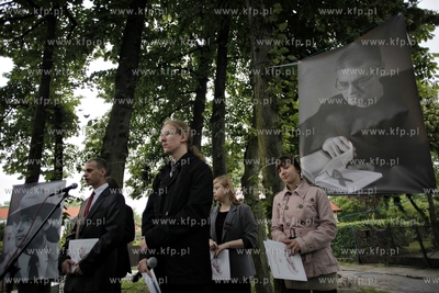 Gdansk. Uroczystosc nadania imienia Krzysztofa Kolbergera...