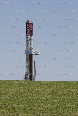 Odwiert gazu łupkowego Lubocino prowadzony przez PGNiG.
17.09.2012
fot....