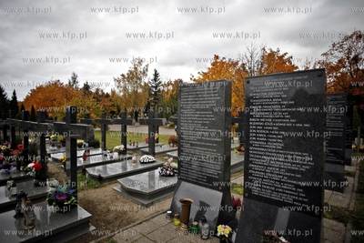 Kwatera Sybirakow na cmentarzu lostowickim w Gdansku....