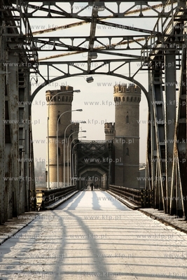 Tczew. Most Lisewski  na dolnej Wisle zbudowany w latach...