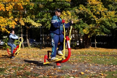 Sopot. Silownia w parku polnocnym.
14.10.2013
fot....