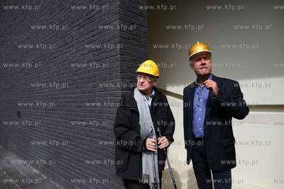 Rezyser Andrzej Wajda w Teatrze Szekspirowski w Gdansku....