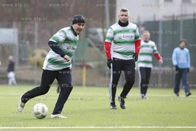 Gdansk. Boisko przy ul. Traugutta.  Noworoczny mecz...