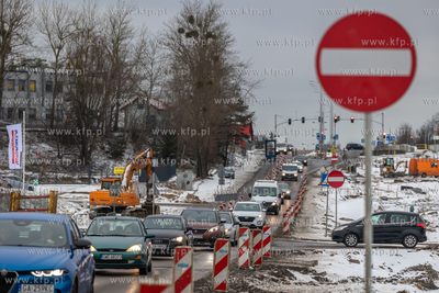 Remont ul. Budowlanych w Gdańśku.
23.01.2023
fot....