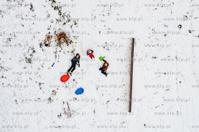 Zima. Sanki na Łysej Górze w Sopocie.
05.02.2023
fot....