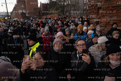 Ceremonia otwarcia Gdańskiego Jarmarku Bożonarodzeniowego....
