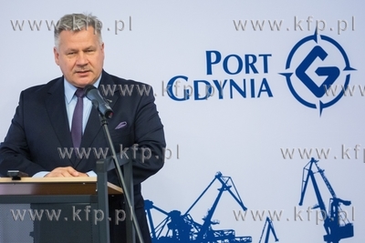 Konferencja prasowa Zarządu Morskiego Portu Gdynia...