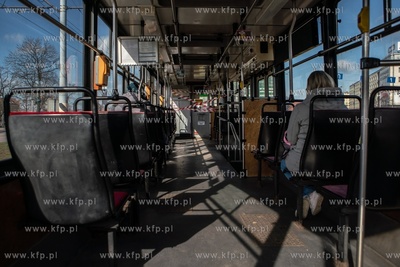 Gdańsk. Tramwaj nr 8. Z powodu zagrożenia epidemicznego...