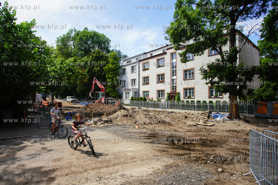 Sopot, Remont ulicy 3 maja w Sopocie. 29.06.2022 /...