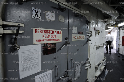 Nabrzeze francuskie portu w Gdyni. Robocza wizyta amerykanskiej...