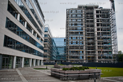 Gdansk. Biurowiec Olivia Business Center. Budowa kolejnego...