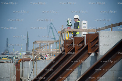 Gdansk. Wisloujscie. Zmontowana, przygotowana do pracy...