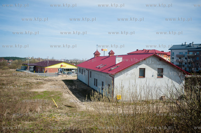 Gdansk. Lostowice. Teren parafi Bl. Jana Pawla II,...
