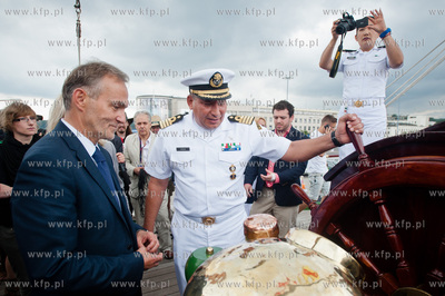 Gdynia. Wizyta prezydenta miasta Gdyni Wojciecha Szczurka...