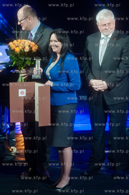 Gdansk. Teatr Wybrzeze. Uroczystosc wreczenia nagrod...