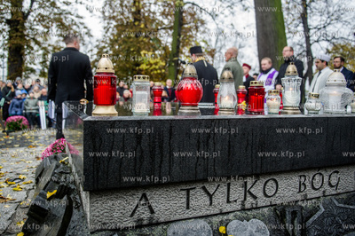 Gdańsk. Cmentarz Nieistniejących Cmentarzy. Modlitwa...