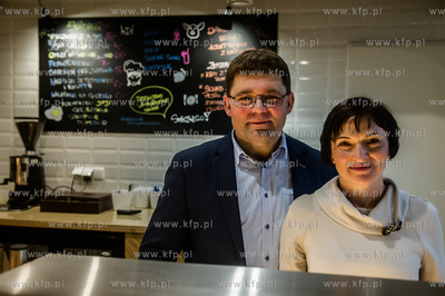 Gdańsk. Urząd Miasta. Otwarcie Baru Centrala, prowadzonego...