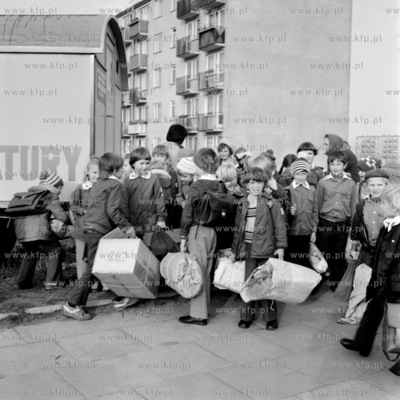 Uczniowie klasy II szkoly podstawowej nr 80 w Gdansku...